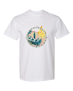 Пластова футболка з великим логотипом